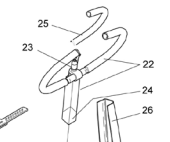 9300-280 Handle Bar Complete for Monark 828E