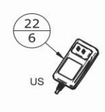 Adaptador de corriente PhysioGait PG-22-6 (batería)