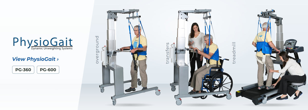 PhysioGait Dynamic Unweighting Systems PG-360 and PG-600