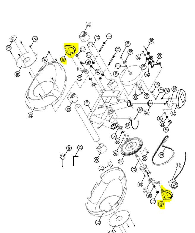 Juego de mangos de repuesto PhysioTrainer PT-UBE