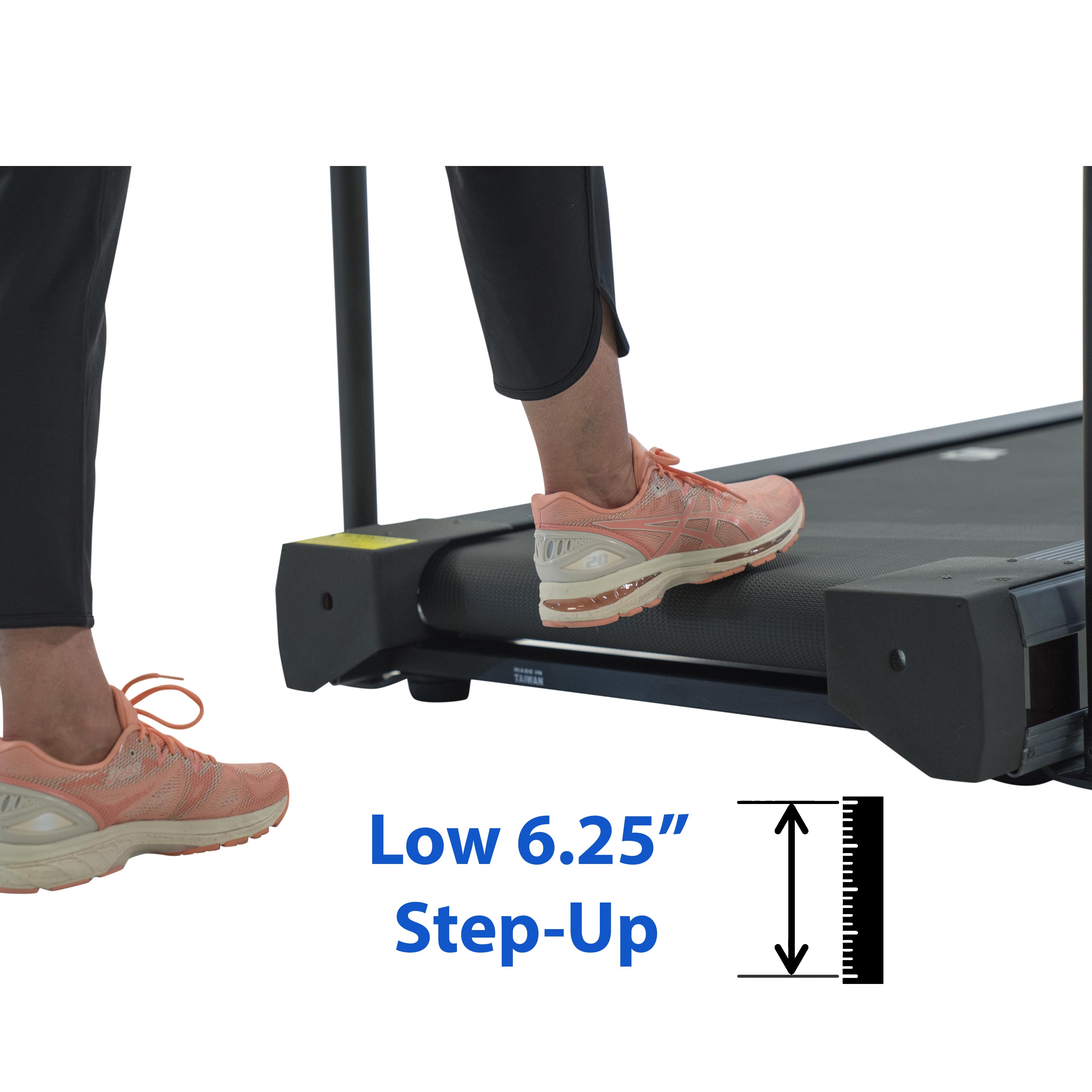 Cinta de correr PhysioMill - Peso del usuario: 227 kg - Arranque a 0,1 mph - Banda invertida