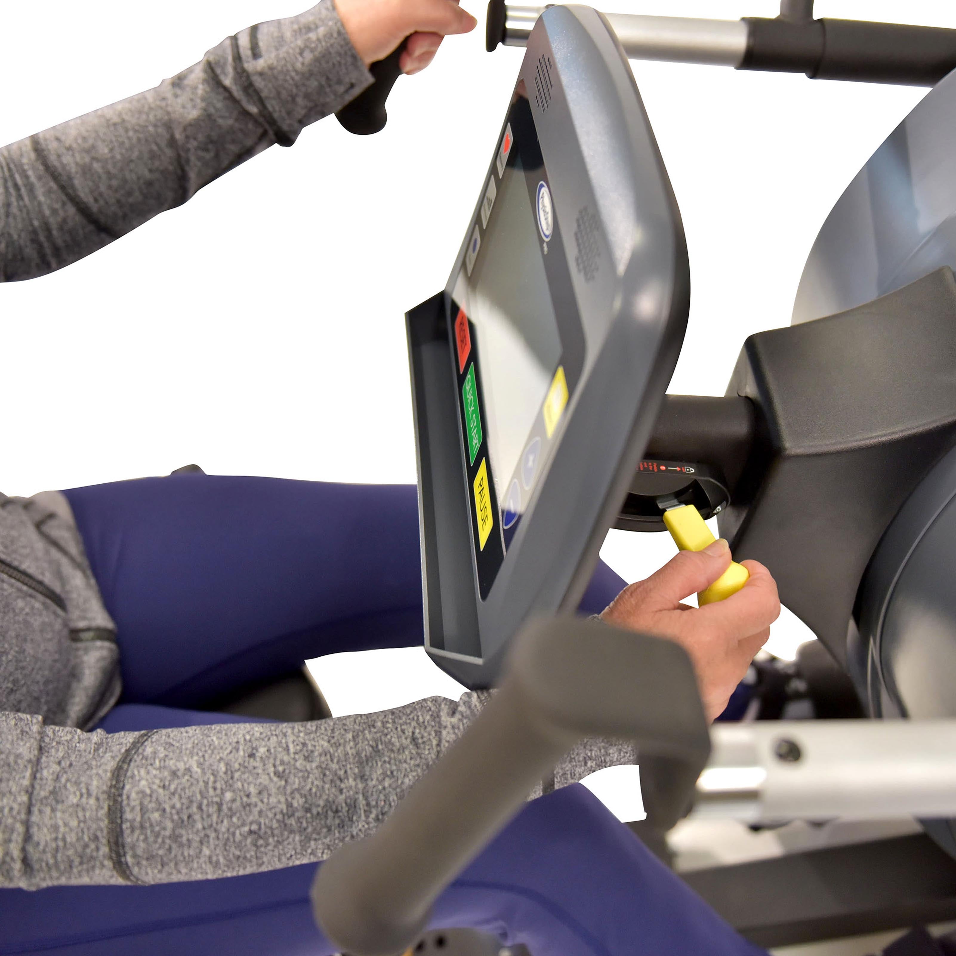 PhysioStep Pro Recumbent Stepper - StepLock Technology