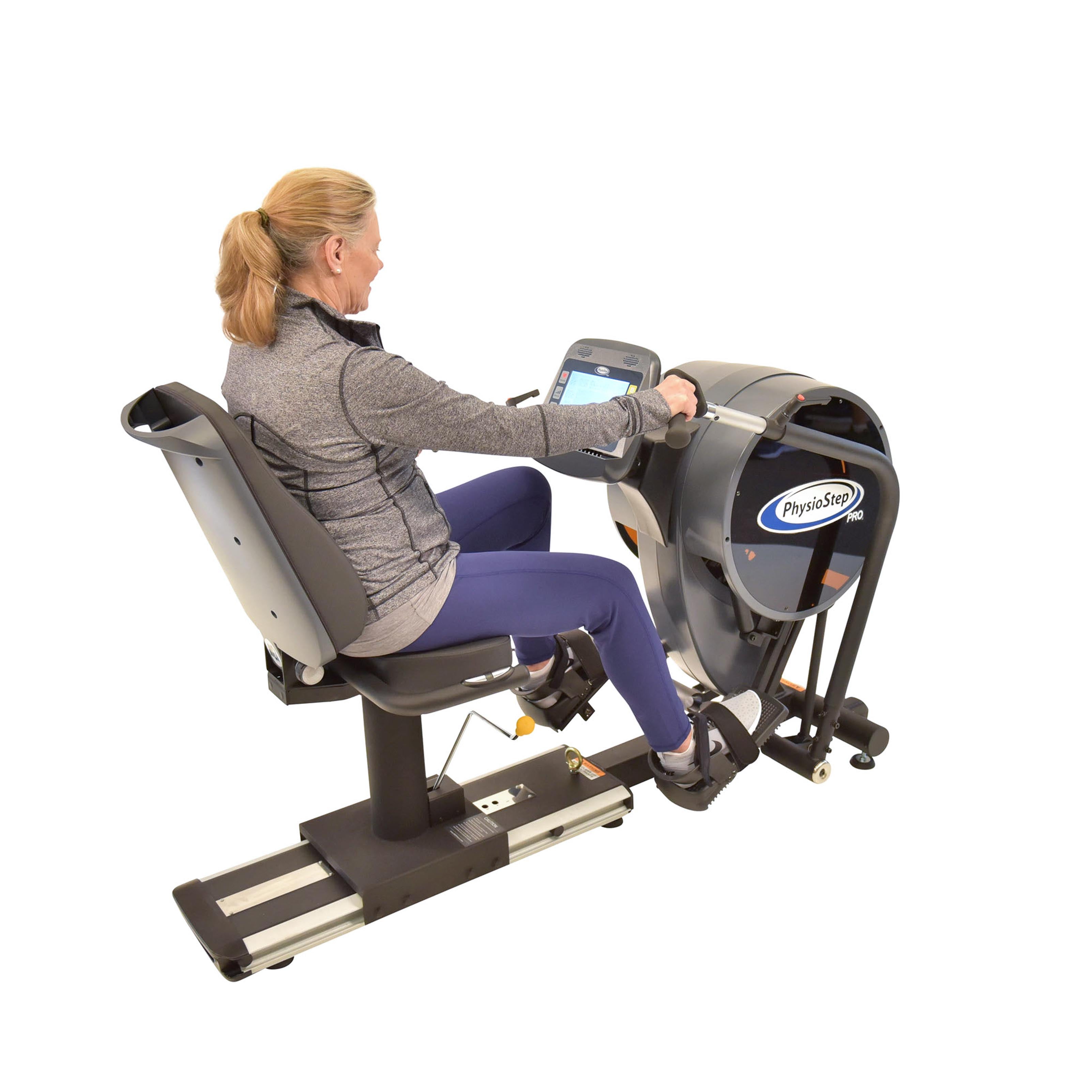 PhysioStep Pro Recumbent Stepper - StepLock Technology