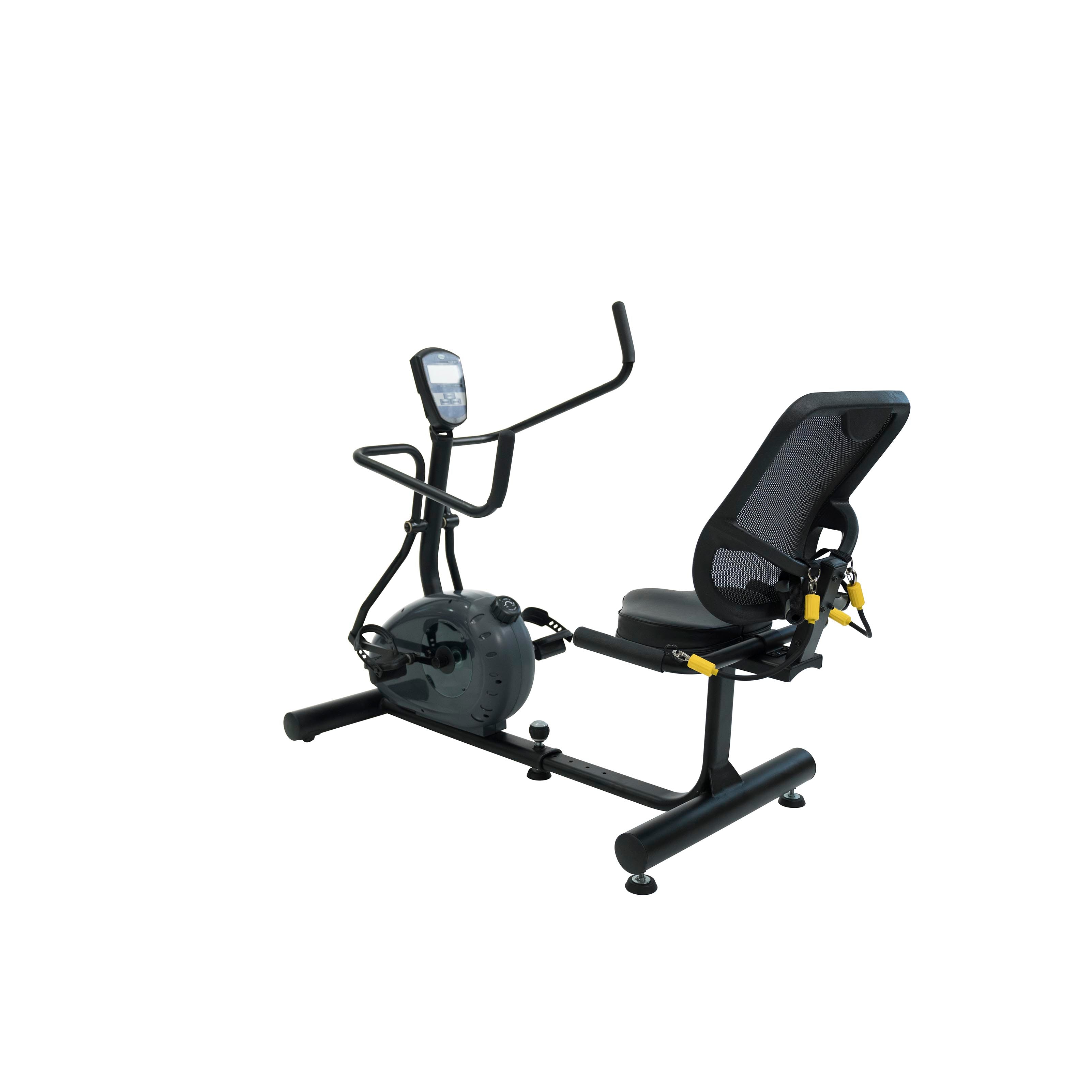 PhysioTrainer CXT - Completamente ensamblada - Bicicleta elíptica reclinada para personas mayores