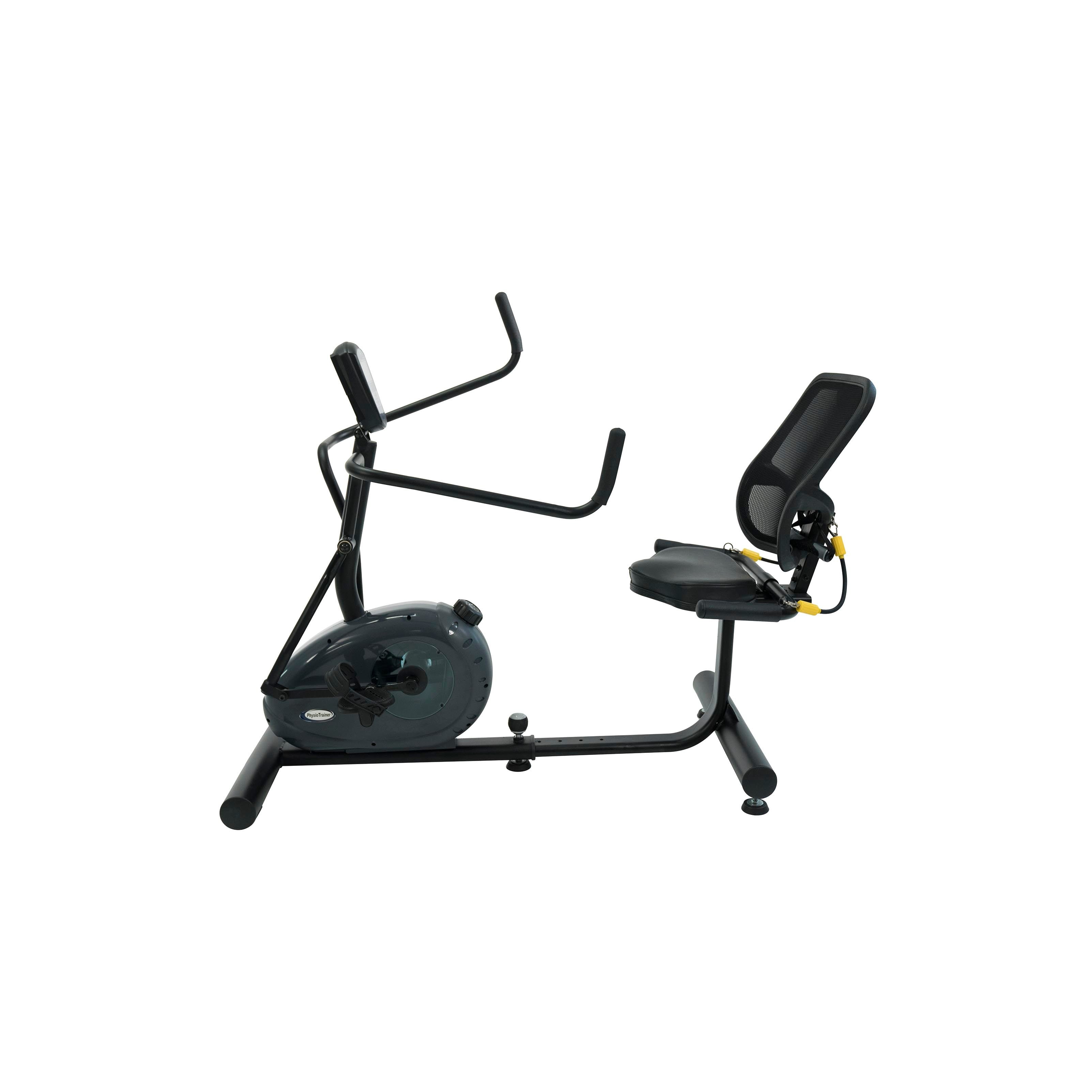 PhysioTrainer CXT - Completamente ensamblada - Bicicleta elíptica reclinada para personas mayores