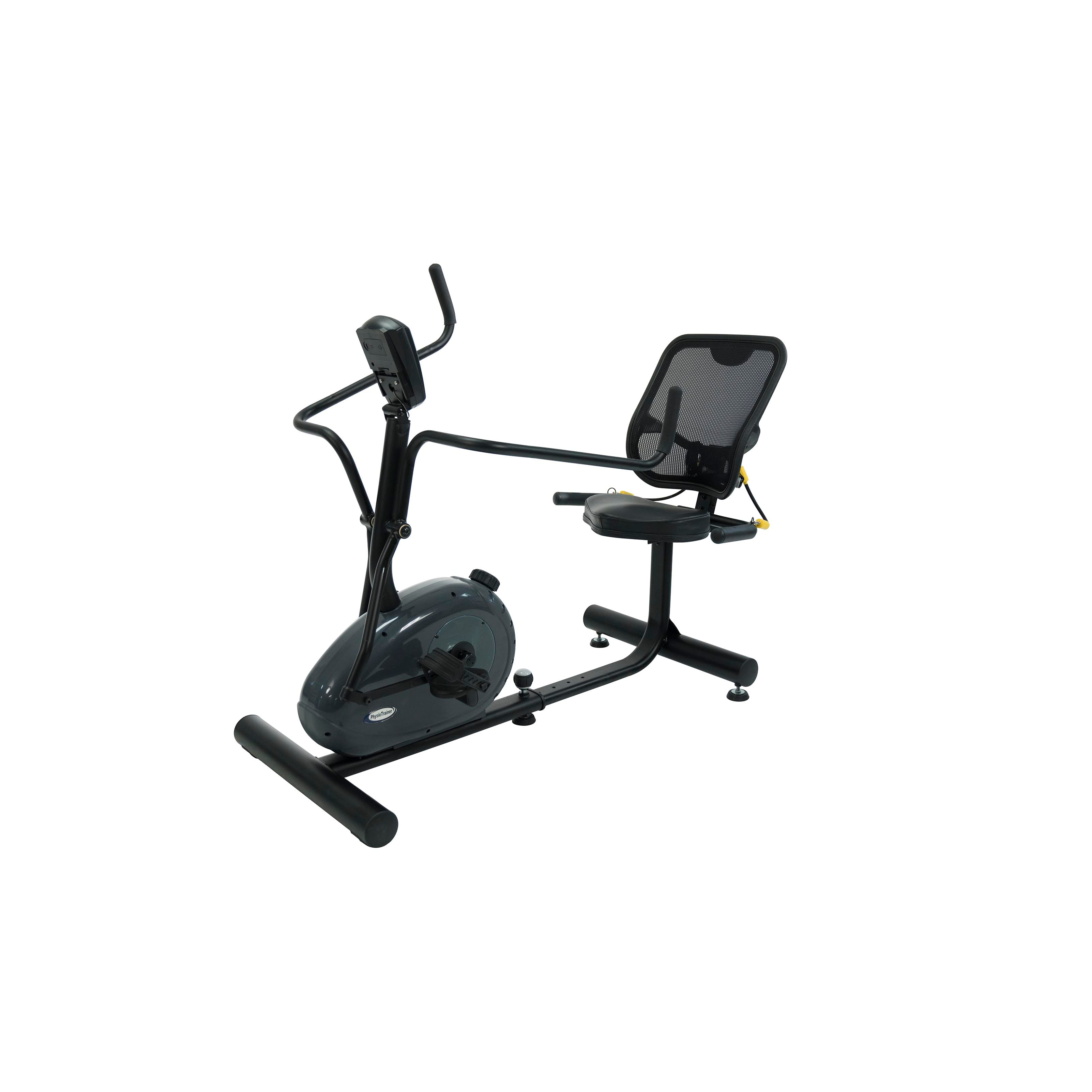 PhysioTrainer CXT - Completamente ensamblada - Bicicleta elíptica reclinada para personas mayores