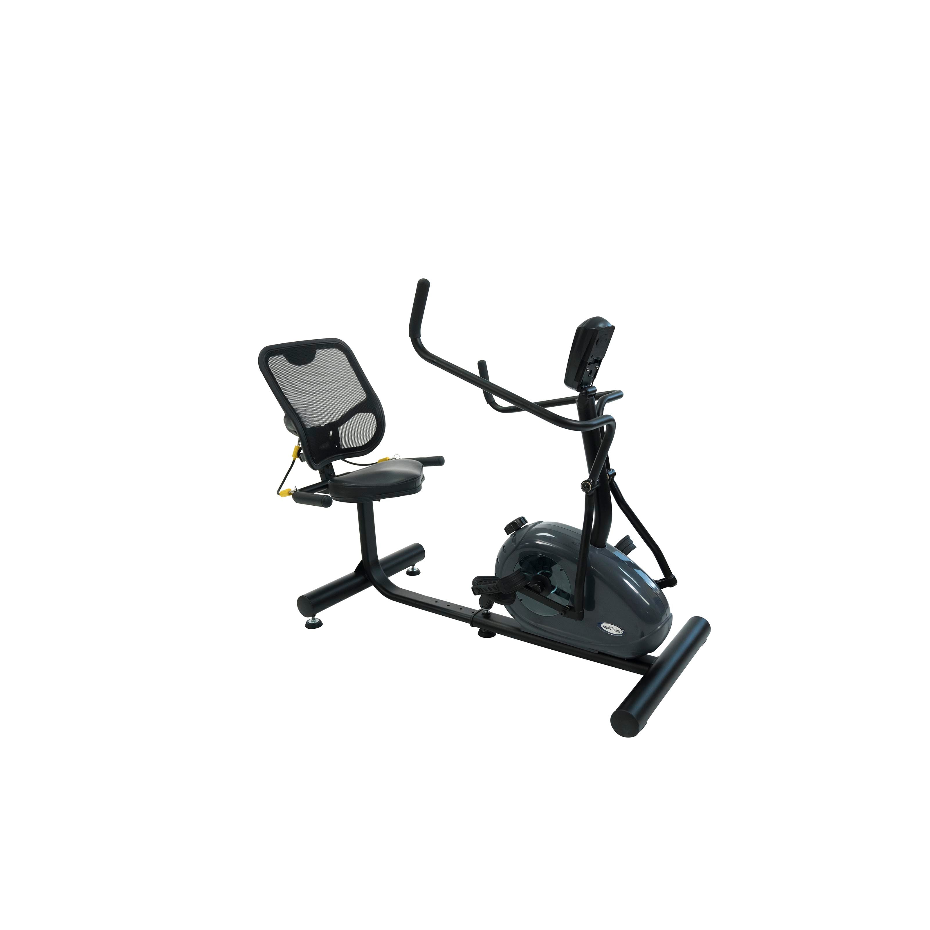 PhysioTrainer CXT - Completamente ensamblada - Bicicleta elíptica reclinada para personas mayores