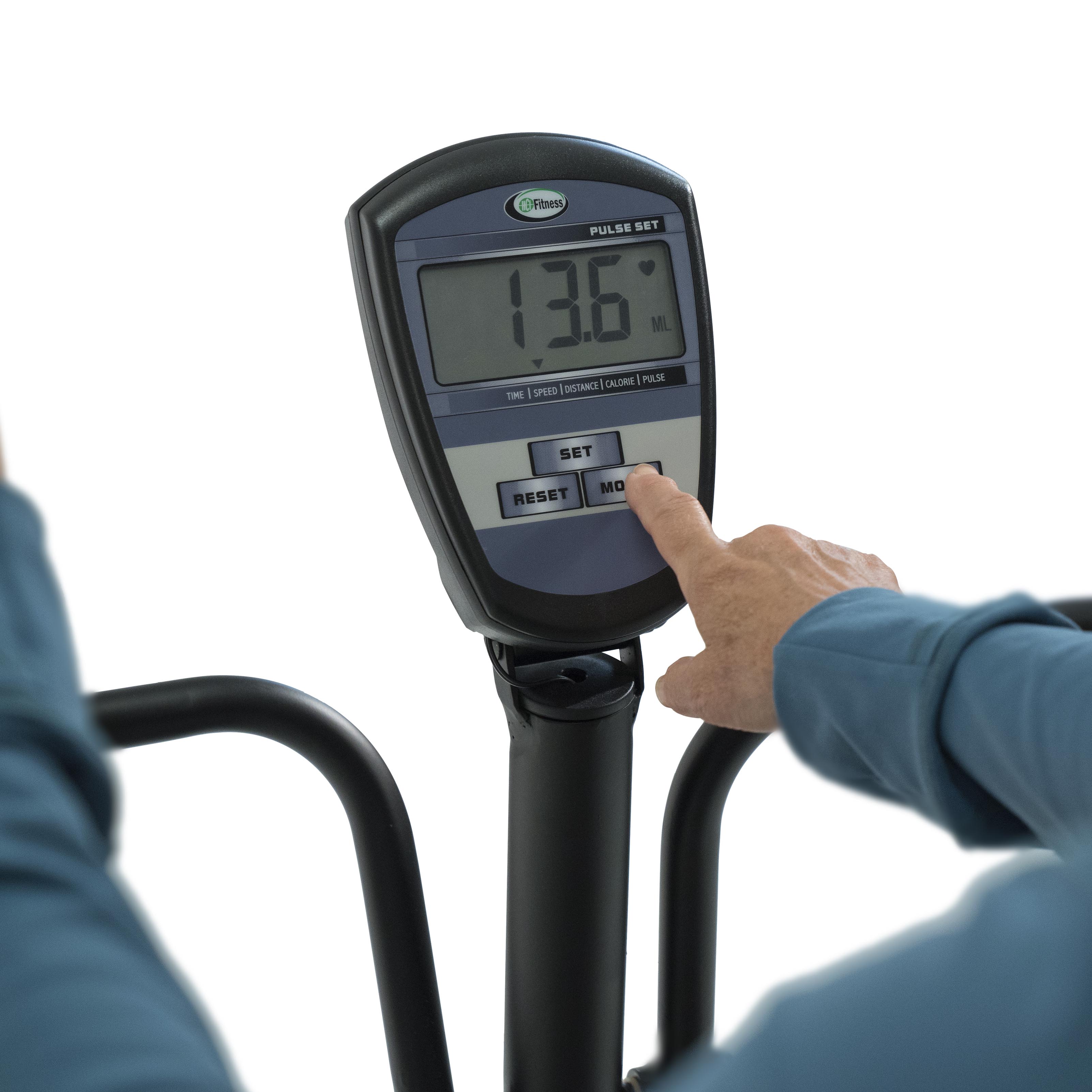 PhysioTrainer CXT - Completamente ensamblada - Bicicleta elíptica reclinada para personas mayores