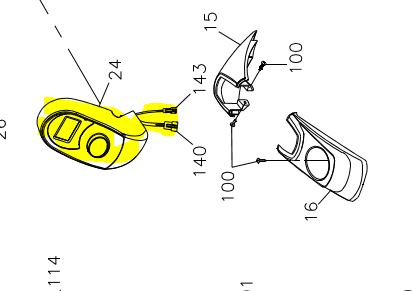 Pantalla P24 del PhysioCycle XT-800