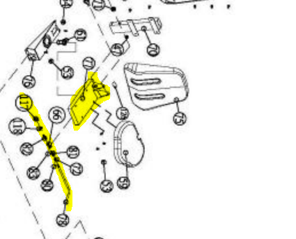 Soporte de asiento y asa giratoria PhysioStep MDX P77