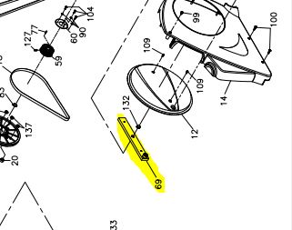 PhysioCycle XT P 69 Right Crank