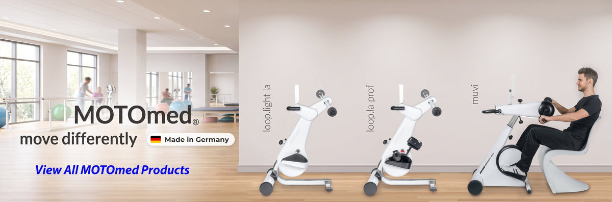 MOTOmed move differently - Made in Germany - loop.light la, loop.la prof, muvi