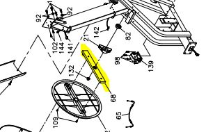 PhysioCycle XT P 68 Left Crank