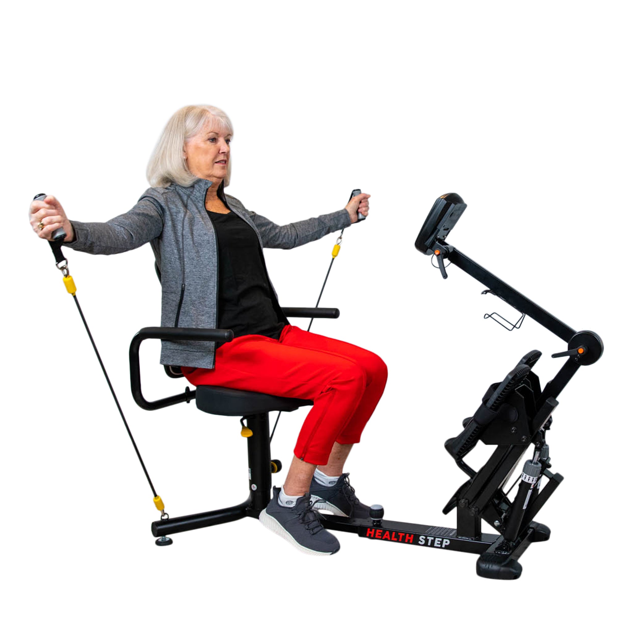 HealthStep Recumbent Linear Stepper with Swivel Seat For Seniors