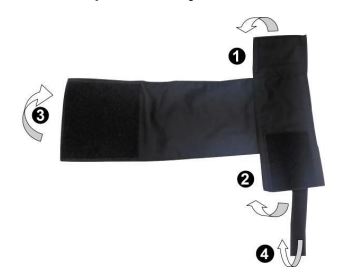 Wipeable Velcro Hand Grip Accessory for Exercise - One Side