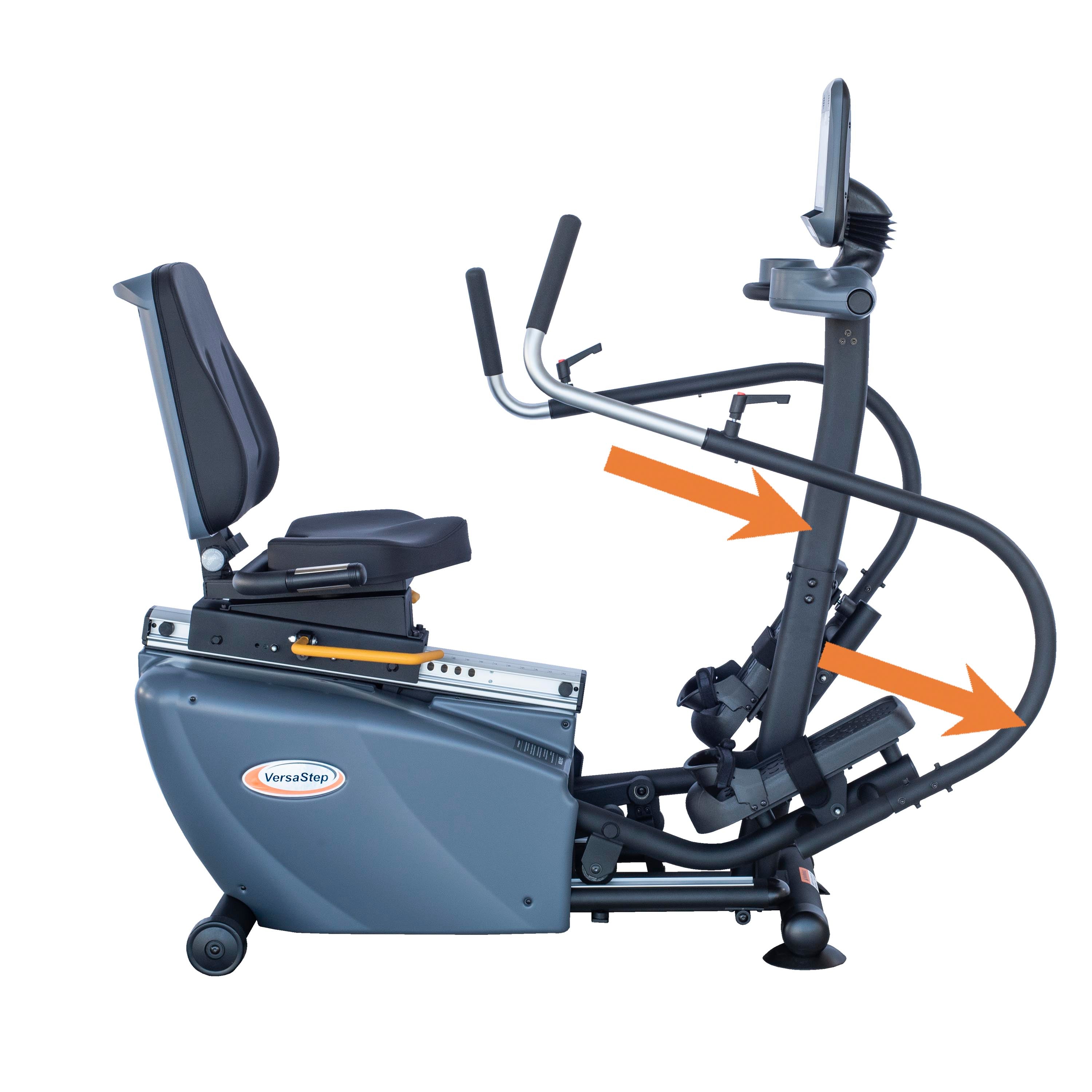 VersaStep Recumbent Elliptical Ipsilateral Cross Trainer with Swivel Seat